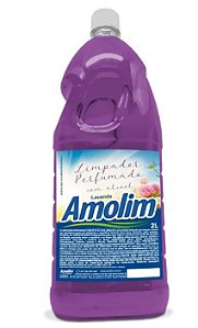 Limpador perfumado a base de álcool lavanda 2l. AMOLIM Cod. 21855