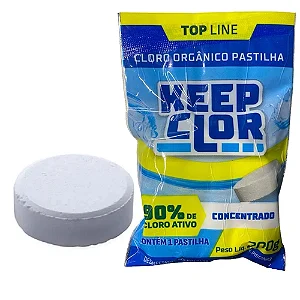 Pastilha Tablete topline múltipla ação 90% 200g.  . KEEPCLOR. Cod PK0018