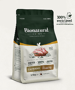 Ração bionatural gato castrado frengo, laranja, cranberry e chia 20kg. SPECIAL DOG. Cod.1500555003004