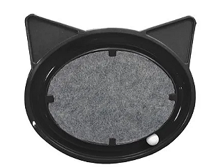 Arranhador plástico preto. FURACAO PET. Cod. 93861