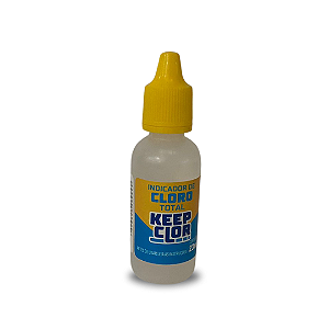 Teste indicador de cloro total 23ml. KEEP CLOR. Cod. 0015