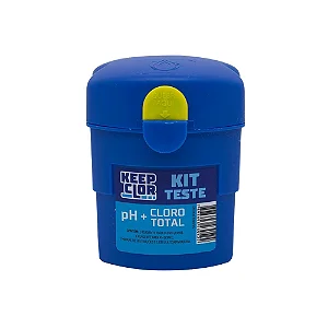 Kit estojo teste cloro total + ph. KEEP CLOR. Cod. PE0021