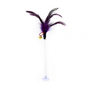Brinquedo plastico fuss cat mola penas e ventosa. CLUBE MR. Cod. 93708