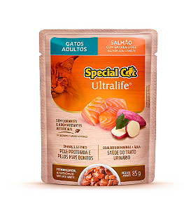 Sache Special Cat Ultralife castrado salmão 85G. SPECIAL DOG. Cod. 160020001003