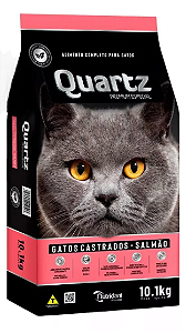 Raçao gatos castrados salmão 35% 10,1 KG. QUARTZ. Cod 292