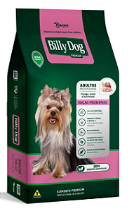Raçao raças pequenas 24%  10,1 KG. BILLY DOG. Cod 261