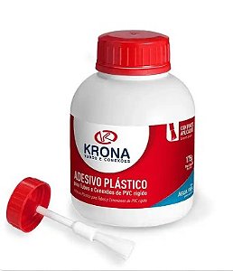 Adesivo KRONA PVC com pincel 175g. Cod 13700