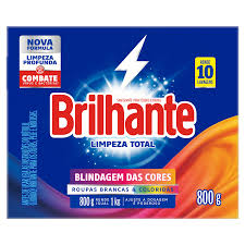 Lava roupas em pó limpeza total 800g. BRILHANTE. Cod. P5XCU4WRE