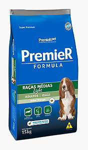 Ração Seca PremieR Formula Light Frango para Cães Adultos Porte Médio 15kg