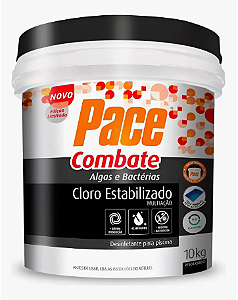 Cloro granulado estabilizado combate, PACE HTH. 10kg. Cod 17941