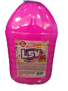 Desinfetante liquido 5 litros. Floral LSV. Cod 1786001