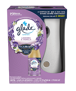 Odorizador de Ar lavanda e vanilla Aparelho + Refil 260ml, GLADE. Cod 11231988