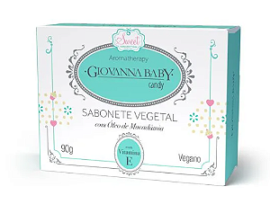 Sabonete em barra vegetal candy, 90g , GIOVANNA BABY.