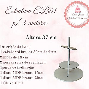 Estrutura EB01 p/ 3 andares
