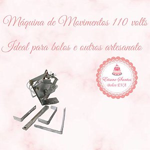 Máquina de movimento para bolos e outras artes