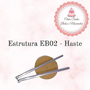 Estrutura EB02 - pino c/ regulagem de altura+ disco
