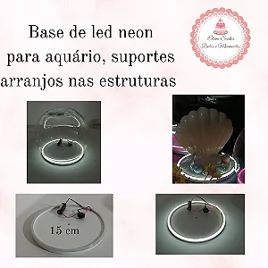 Base de led neon - branco frio