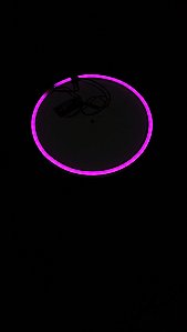 Base de led neon - roxo