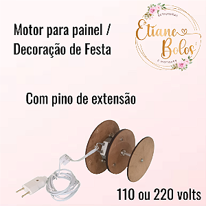 Motor para painel com pino de extensão