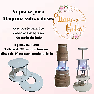 SUPORTE EB03 PARA MAQUINA SOBE E DESCE - 20 - 25 X 15 DE ALTURA