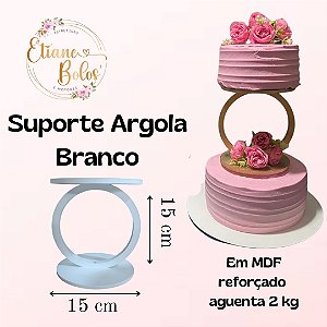 SUPORTE CIRCULO BRANCO
