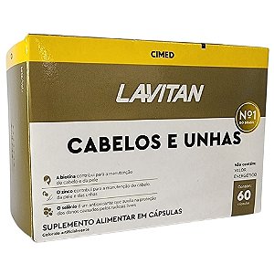 Suplemento Alimentar em Cápsulas (Lavitan Cabelos e Unhas) – 60 Cápsulas