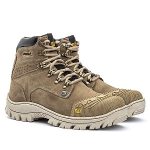 Bota Coturno Infantil Caterpillar Em Couro Nobuck