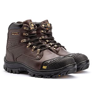 Bota Coturno CaterpiIIar Café X3 Couro Masculina Cat - Vancouver