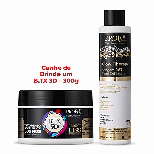 B.T.X Capilar 300 g + Selagem Capilar Sem Formol Litro