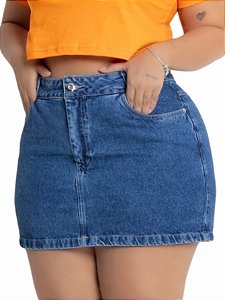 Saia Jeans Plus Size Lisa