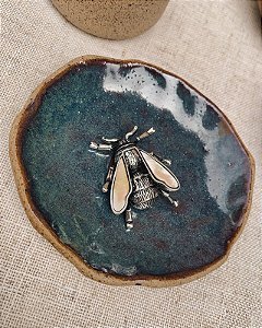 Broche Abelha Madrepérola
