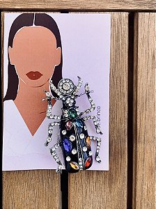 Broche Escaravelho Preto