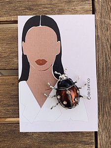 Broche Joaninha
