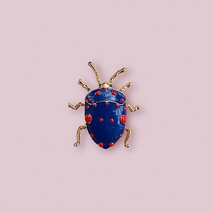Broche Maria Fedida azul