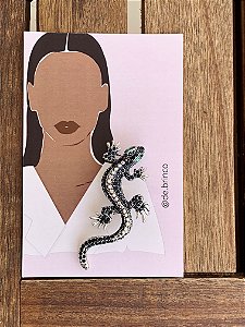 Broche Calango Glam