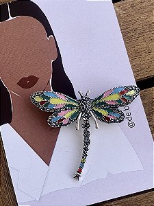 Broche Libélula Marcassita