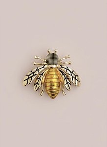 Broche Abelha Gold