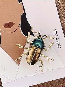 Broche Besouro Vintage