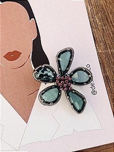 Broche Jasmim em Cores