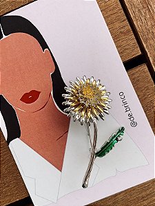 Broche Girassol