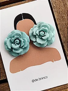 Brinco Gabriela azul sereno