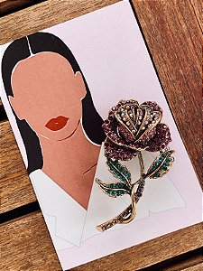 Broche Rosa