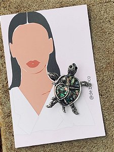 Broche Tartarugas