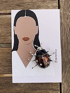 Broche Joaninha Vermelha