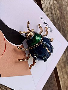 Broche Joaninha Azul