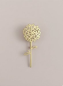 Broche Hortênsia (aço inox)