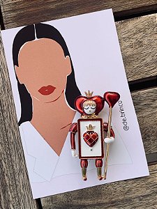 Broche Dama de Copas