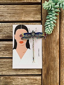 Broche  Libélula Colors Azul