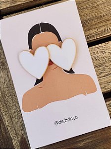 Brinco Nada Básico Branco