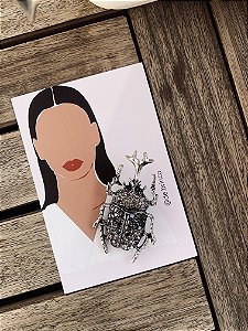 Broche Besouro Rinoceronte